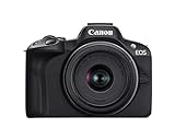 Câmera Canon EOS R50 Com 18 45mm E 55 210mm