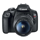 Câmera Canon Eos Rebel T7  Com Lente Ef s 18 55mm Is Ii