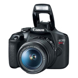 Câmera Canon Eos Rebel T7 Com Lente Ef s 18 55mm Nf e 