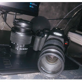 Câmera Canon Rebel T6 + 18-55mm + 75-300mm (8.795 Shutter)