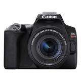 Câmera Canon Sl3 - 250d Com Lente 18-55mm Is Stm 4k Wifi 