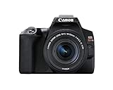 Câmera Canon SL3 DSLR Com 24 1MP 3 Gravação Em Full HD EF S 18 55MM Compacto