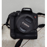 Câmera Canon T6i 14mil Clique Lente 18 55mm Grip Bolsa