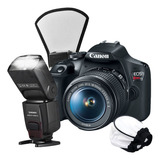 Câmera Canon T7 Flash Yongnuo Ttl Difusor Soft E Leque