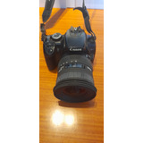 Câmera Canon Xti Lente Objetiva Sigma 10 20mm Usada