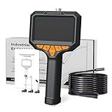 Câmera De Boroscópio De Sonda Flexível De Endoscópio Boroscópio Industrial De Tela IPS De 4 3 Endoscópio à Prova D água IP67 Câmera De Inspeção 1080 HD Câmera De Escopo De 8 Luzes LED P