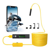 Câmera De Inspeção Sem Fio 1200p Hd 8led Wifi À Prova D água