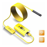 Câmera De Inspeção Wifi Impermeável Borescópio Led Full Hd