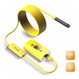 Câmera De Inspeção Wifi Impermeável Borescópio Led Full Hd