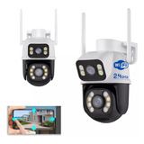 Camera De Segurança 360 Wifi 5g Dupla A Prova Dagua Externa
