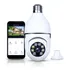 Câmera De Segurança Externa Ip Wifi Lâmpada Prova Dágua 360º Cor Branco