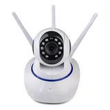 Camera De Segurança Ip 3 Antenas Wifi Wireless Hd