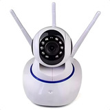 Câmera De Segurança Ip Wi fi Sem Fio Monitoramento Casa Cor Branco
