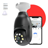 Câmera De Segurança Lâmpada Ip Wifi Com Visão Noturna Interna Externa App Yoosee Espiã 360 