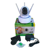 Câmera De Segurança Wi fi 3 Antenas 360 Hd 720p