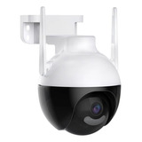 Câmera De Segurança Wi fi Smart Camera A18 4mp Icsee Cor Branco