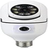 Câmera De Segurança Wifi Lâmpada 360 Com Visão Noturna Lentes Duplas Full HD Câmera De Segurança Interna Externa Com Audio à Prova D Água Impermeável 110 220 App Yousee