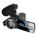 Câmera De Vídeo 4k Transmissão Ao Vivo Para Vlog Lente