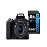 Câmera Digital Canon EOS Rebel SL3 BKUS 1855F4STM BR Kit Com Cartão De Memória Lexar Blue 256GB