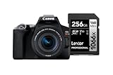 Câmera Digital Canon EOS Rebel SL3 BKUS 1855F4STM BR Kit Com Cartão De Memória Lexar Silver 256GB