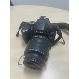 Camera Digital Nikon D5100 Dslr Lentes 18 55mm C  Bolsa
