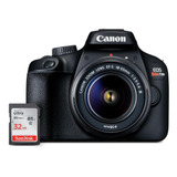 Câmera Dslr Digital Canon Eos Rebel T100 Com Cartão Sd