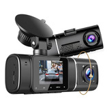 Câmera Dupla Veicular Dentro Fora Grava Loop Sensor G Fullhd