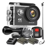Camera Eken H9r 4k Original 32gb Bastão Carregador 2 Bateria