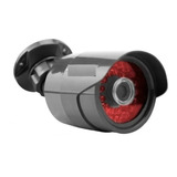 Câmera Falsa Bullet Bivolt preta 
