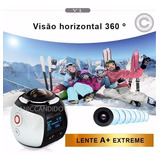 Câmera Filmadora 360 Graus Óculos Vr 3d Pronta Entrega