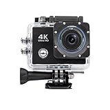 Câmera Filmadora Action Pro 4K Ultra HD Com Wi Fi à Prova D Água Ideal Para Esportes Radicais 170 De Ângulo Gravação Em 30 FPS Zoom De 4x Perfeita Para Camping E Aventuras Ao Ar Livre