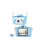 Câmera Filmadora Digital Mini Infantil Azul Fotografa Filma