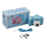 Câmera Filmadora Digital Mini Infantil Azul