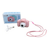 Câmera Filmadora Digital Mini Infantil Rosa Fotografa Filma