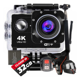Câmera Filmadora Esporte 4k Ultra Hd Controle   Acessórios
