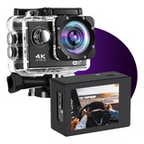 Câmera Filmadora Sport 4k Full Hd Wifi Capacete Pro Go Carro