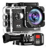Câmera Filmadora Sports Cam 4k Wifi Controle Prova D água