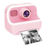 Camera Fotografica Infantil Instantanea Videos Fotos Jogos Cor Rosa