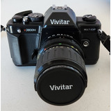 Câmera Fotográfica Vivitar V3800n Slr Filme 35mm