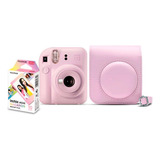 Câmera Fujifilm Instax Mini 12 Lilás + Bolsa + Filme Macaron