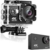Câmera Go Cam Pro Sport Ultra 4k HD 1080p- Câmera Digital Prova D-água Filmadora- WIFI Integrado E Estabilização De Imagem-