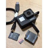 Câmera Gopro Hero7 Black 4k 1 Baterias Cartão 128gb