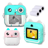 Câmera Infantil Instantânea Filmadora Full Hd Divertida Jogo