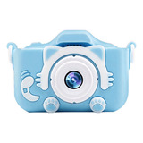 Câmera Infantil Mini Efeitos Fotos Voz Recarregável Capa
