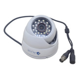 Câmera Infravermelho Mini Dome 20m Ccd 420tvl Al mdir 140