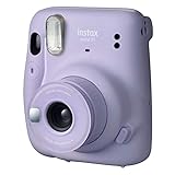 Câmera Instantânea Fujifilm Instax Mini 11 Lilás Filme Instax Com 10 Poses