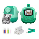 Câmera Instantânea Infantil Impressão Filmadora Hd Digital