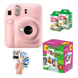 Câmera Instantânea Instax Mini 12 Fujifilm Filme 40 Fotos