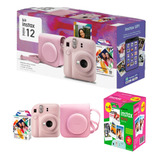 Câmera Instax Fujifilm Mini 12 Kit Bolsa Filme 40 Fotos