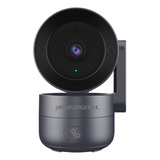 Câmera Inteligente Wifi Novadigital 360 4mp Hd Smart Com Botão De Chamada Cs call Onvif Tuya Smart Life Alexa Cinza